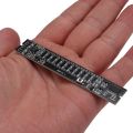 Mini Dual 12 Level Indicator LED Light Bar VU Meter Stereo Amplifier Board Adjustable Light Speed Board with (A). 