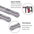 XCAN 6-16mm SDS Plus Drill Bit with Square Shank Cross Head Masonry Hole Drill Cutter for Hammer Drill Wall Brick Block Drilling. 