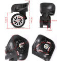 4Pcs Suitcase Luggage Universal 360 Del gree Swivel Wheels Trolley Wheel Tools. 