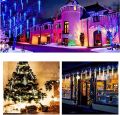Multi-Color Rain Meteor Shower Led Lights Waterproof Tubes Snowfall String Garden Christmas light decorating. 