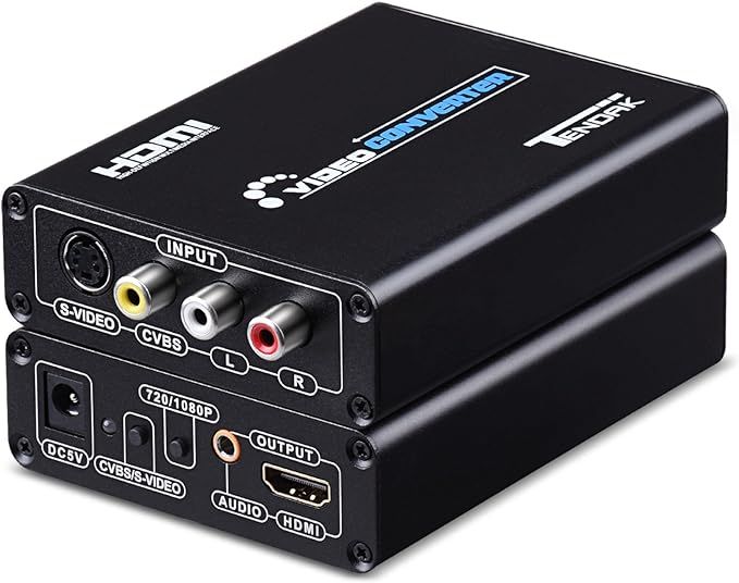 AV S-Video to HDMI Converter RCA to HDMI Composite S