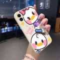 chenyyka for OPPO Find X2 Neo Case Fashion Tide Cartoon Cute Donald Duck Aesthetic Thin New Design Phone Case Side Square Edge Protection Softcase Pattern Silicone Casing Cover Shockproof Cases. 