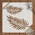 Jungle Palm Leaves Reusable Stencil For Wall Painting Scrapbook Coloring Embossing Album Decorative Paper Card Template. 