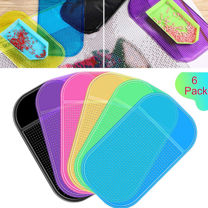 SF Anti-Slip Tool Sticky Mat For Diamond Painting, Tray Sticky Gel Pad Universal Mount Holder For 5D Diamond Embroidery Accessories