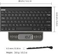 Arteck Stainless Steel Bluetooth Keyboard HB086 - Rechargeable with Universal Connectivity. 