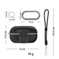 D10 For Samsung Galaxy Buds Live/Buds Pro/Buds 2 Shockproof Earphone Protective Cover Conjoined Switch. 