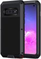 Seacosmo Samsung S10 Mobile Case Heavy Duty Shockproof Protection Metal Case Rugged A rmour without Screen protector Case for Galaxy S10 2019 Black. 