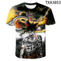 Dragon Ball Z Anime figures Son Goku Super Saiyan T Shirts Boy Kids Clothes Short Sleeve T-shirt Kids Cool Casual Top. 