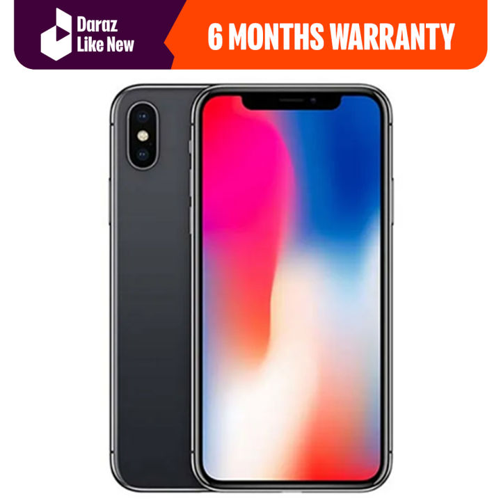 Apple iPhone X - 64GB - PTA Approved (FREE CHARGER AND COVER) - Daraz like new phones