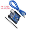 High-Quality Arduino Uno R3 (SMD Version) + USB Cable | Compact Microcontroller Board for Automation, Coding & Robotics Projects. 