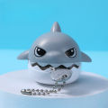Shark Keychains,Bag decoration,Pull-String Shark Keyring, shark biting Keychain,It's both a cute decoration and a fun toy. 