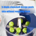 Automatic Electric Garlic Peeler Machine - Rechargeable Mini Food Processor & Fruit Peeler - Household Garlic Skin Remover Tool. 
