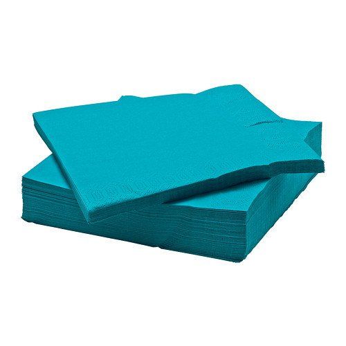 IKEA Paper Napkin - Turquoise 3 Ply Paper