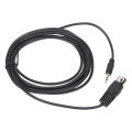 8 Pin Din Male Plug To 3.5mm Male Adapter, Plug and Play Sensitive Din 8 Pin To 3.5mm MIDI Cable for Musical Instrument. 