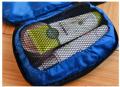 Travel Storage Bag with Hanging Hook | Multi-Pocket Toiletry Organizer | Space-Saver for Cosmetics, Perfume & Accessories | Portable Handle Design | Toiletries & Cosmetics Travel Bag. 