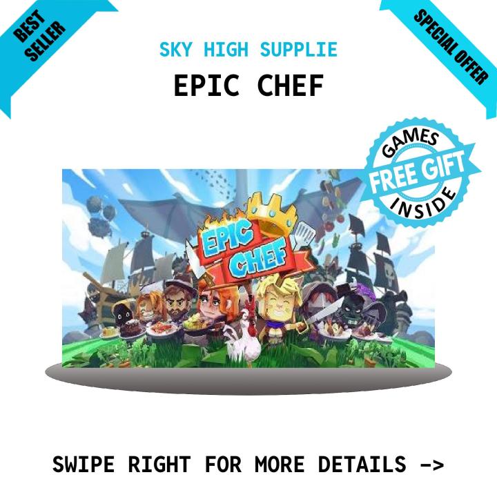 EPIC CHEF.JPG - PC Game - Easy and complete Installation Guide - GoogleDrive/MediaFire Download - QR Codes + 1 Extra free Game