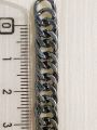 30 cm Chain for Keychain Heavy Duty Automobile Lock Accessories | Nickel Curb Heavy Chain for DIY Crafting. 
