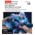 Lenovo ERAZER XT60 Pro Bluetooth 5.3 Earphones True Wireless Headphones Button Control Noise Reduction Earhooks Waterproof with Mic Headset. 