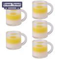 Green forest Doll House Beverage Realistic Mini Bar Dollhouse Mango Shake Drink Model. 