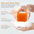 Turmeric Whitening Soap Bar 2x65g Brighten Deep Cleaning For Dark Spots Fades Scars Even Skin Tone Hand Make Smooth Skin. 