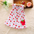 Cotton Newborn Baby Dress Infant Baju Bayi Girls Sleeveless Dresses Cute Cartoon Sweet Dress Girls Clothing 0-24months. 