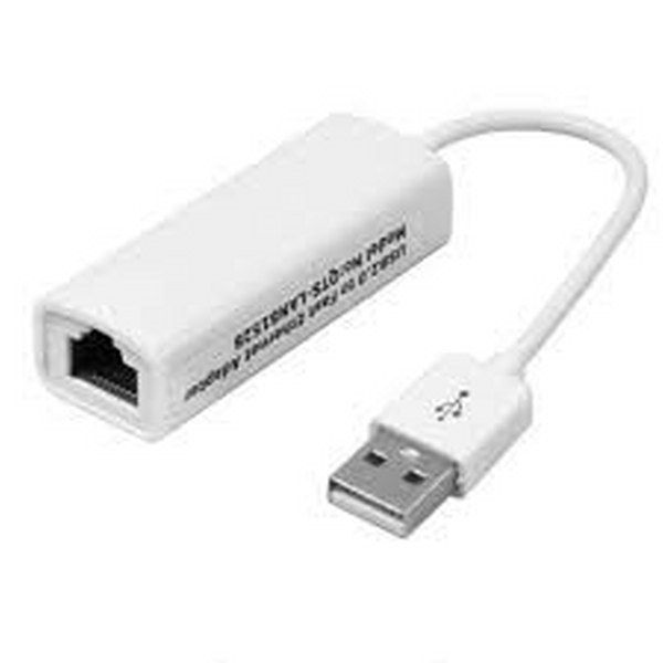 USB 2.0 To RJ45 Lan Network Ethernet Adapter Card Converter USB LAN CARD, USB 2.0 To RJ45 Lan Network Ethernet Adapter Card Converter - White, USB Ethernet Adapter USB 2.0 Network Card USB to Internet