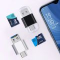 USB 2.0 Type C Card Reader SD TF MicroSD Card Reader Type C OTG Adapter For Huawei Xiaomi Android Phone PC. 