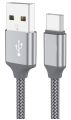 Type C Unbreakable Braided 2M (6 Feet) Fast Charging Data Cable Pink Compatible with All Type C Mobile Phones. 