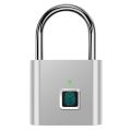 Fingerprint Padlock,Portable Anti-Theft USB Charg Fingerprint Lock for Lockers, Suitcases, Backpacks Etc Can Support. 
