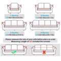Fitted Sofa Cover - Protector L Shape (4+3) - Standard size - Non Slippery - Stretchable - Cotton Jersey Smooth Stuff. 