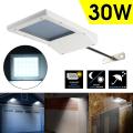 【Best  Discounts】30W 500LM 24LED Solar Wall Light PIR Motion Outdoor Garden Walkway Security Lamp. 
