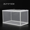 Aquarium Fish Breeding Net Large Size (L) Fish Holding Tank Fish Tank Breeder Net - Big Size Fish Hatchery Breeder Box Separation Net - Fry Hatchery Incubator Mesh with Suction Cup for Aquarium Baby Breeder Aquarium. 