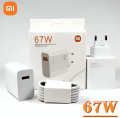 Xiaomi MI 67W Original Fast Charger with Turbo Cable USB-Type C Cable for Android Devices - Fast Charger for Android - Quick Charging. 