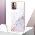 Phone Case For Nokia G21 / G11 , Marble Design Ultra Slim Thin Glossy Soft TPU Rubber Gel Phone Case Cover. 