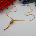 1 Carat Gold Color Pendant Long Chain Necklaces For Women Girl Gift / Gold Chain Pendants For ladies / Zircons locket For Women / Neckless for Female. 