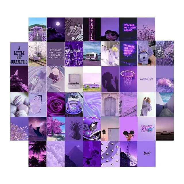 purple%20theme%20aesthetic%20photo%20card%20of%20your%20choice%2021%20Cards%204x6%20inches%20-%20Image%202