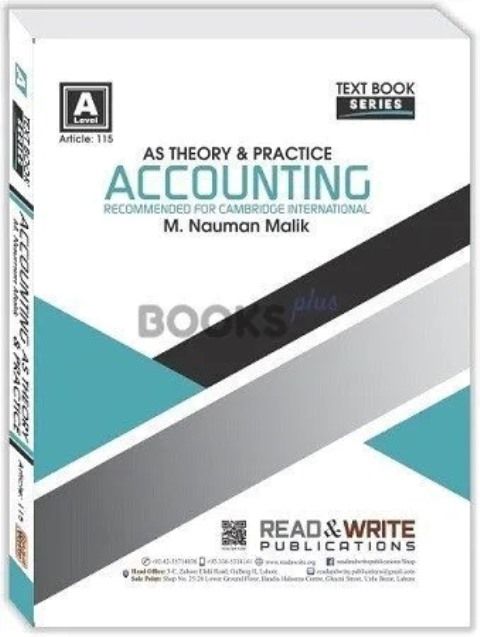 Accounting AS Level Theory & Practice Nauman Malik Art #115