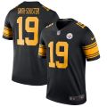 Men's Original Brand JuJu Smith-Schuster Pittsburgh Steelers Nike Color Rush Legend Player Jersey - Black. 