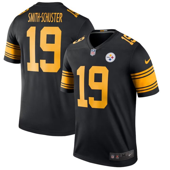Men's Original Brand JuJu Smith-Schuster Pittsburgh Steelers Nike Color Rush Legend Player Jersey - Black