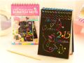 Rainbow Magic Scratch Book  Multicolor paper Scratch Note Book For Kids Colorfull Scratch Paper Book  Best Gift for Kids Activity. 
