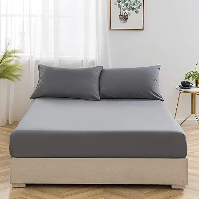 Jersey%20Fitted%20Bed%20Sheet%20With%20Pillow%20Cover,%20For%20Single%20And%20Double%20BedSheet%20with%20Pillow%20Case%20-%20Image%202