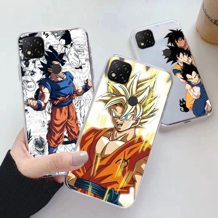 Case For Redmi 9C NFC 10A Clear Soft Phone Cover Art Dragons Balls Vegeta Son Gokus Fundas For Redmi 9C Transparent