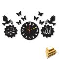 Decor Club wooden Wall Clock 3D Wooden Watch DIY Design Decoration HOME With Birds Numeral Quartz For Home Decor Living Room And Offices And For Gifts. 
