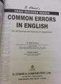 Common Errors in English(Exam Success Series) by Shalini Verma. 