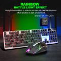 Li magnesium GTX350 luminous keyboard mouse set suspension keyboard manipulator sense electric competition game mouse keyboard. 
