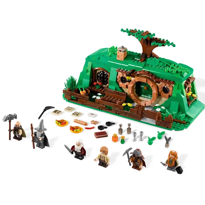 My%20World%20"Steve's%20Hobbit%20Forest%20House"%20Building%20Blocks%20Set%20With%20Lights%20Bricks%20-%20705+%20pcs%20-%20830%20-%20Image%202