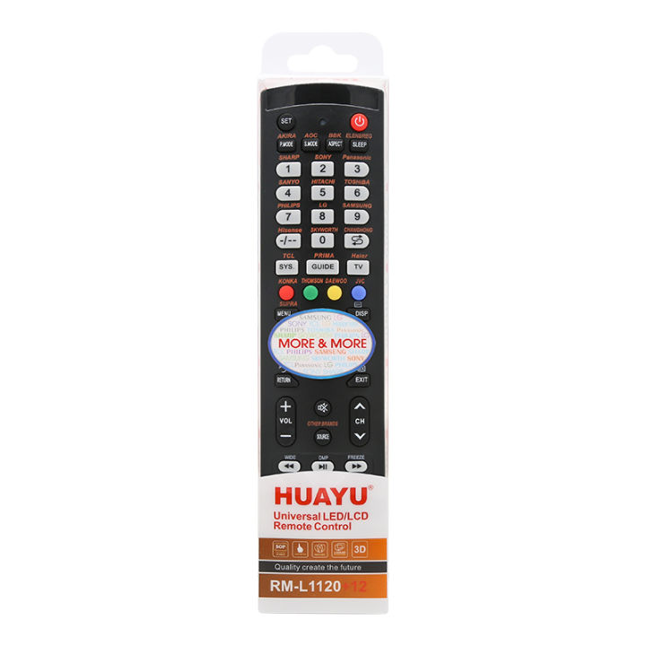 Universal%20Remote%20Control%20for%20All%20Brand%20LCD%20LED%20HDTV%203D%20Android%20Smart%20TV%20Remote%20Huayu%20RM-L1120+12%20-%20Image%205