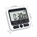 New Kitchen Timer Digital Screen Large Display Timer Square Cooking Count Up Countdown Alarm Clock Sleep Stopwatch Clock. 