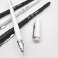 4 pcs/lot 0.2mm Fine Gel Pens White Black Finance Needle Pens for Writing Office School Supplies 0.2 Thin Line Pen Stationery. 