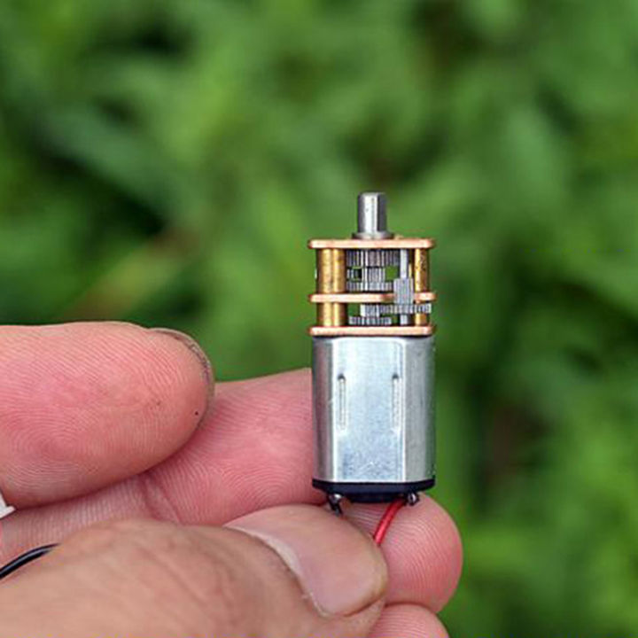 DC3V-6V 5V 28RPM Slow Speed Reducer Micro Mini N20 Full Metal Gearbox Gear Motor